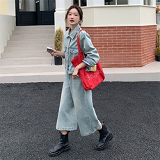 ZB305-款号5808牛仔七分裤套装P185K258，女装套装/套裙，浙宝305