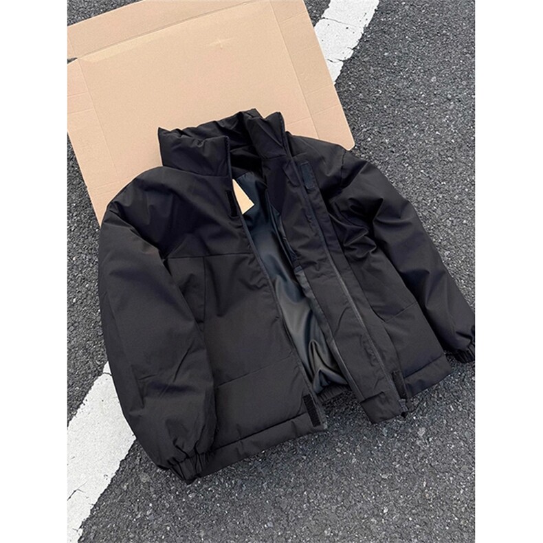 现货美式高街休闲夹克冬季立领纯色三防户外工装加厚棉服外套,男装夹克,电商A486