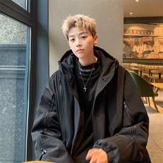 新标90白鸭绒！三防高品质冲锋衣羽绒服棉衣男，男装棉衣，电商B371