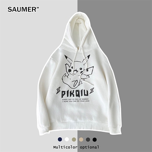 A040-WY2078-P40连帽卫衣男加肥加大码胖子棒球服外套图片