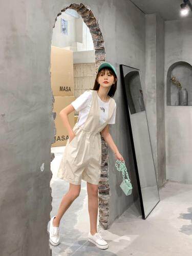 背带套装短裤，女装职业装，非诚勿扰