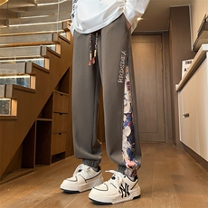 2026秋季新款工装裤子男宽松束脚小熊休闲长裤A436-573-P38，男装工装外套，电商A436