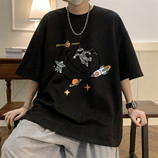 麂皮绒短袖t恤男大码半袖男JD82142-P25，男装T恤，电商A040