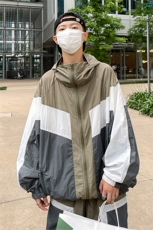 夏季连帽夹克衫防晒服套装运动风时尚防晒衣男XZ514-2-1612-P98，男装防晒衣，星座514-2(原B239)
