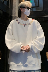 ！圆领卫衣男装港风长袖t恤男外套男 WY544-特P23图片