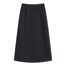 黑色西装半身裙女新高腰垂感显瘦直筒秋季a字开叉长款包臀裙，女装半身裙，云美莎专业女裤-全店现货