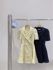 拼缝设计气质轻盈西装裙，女装西装，GN