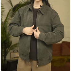 美式底特律夹克外套男款秋季显肩宽工装棒球服硬汉穿搭短款牛仔衣，男装夹克，电商A061