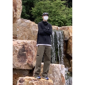 B221 美式ins街头hiphop宽松休闲多口袋工装裤子 LK23120-P65控88图片