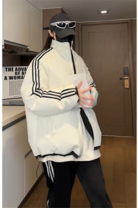 MY189/P95双面穿棉服冬季新款两面穿满天星棉衣宽松百搭加厚棉袄图片