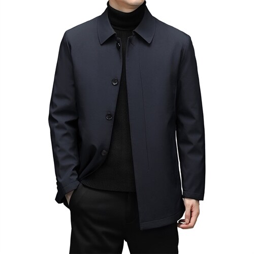 新款冬脱卸内胆羽绒服休闲翻领外套中年爸爸装YYYR028892-P245,男装羽绒服,电商B212（原钱塘6029）