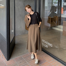 盐系轻熟马甲女秋2024新款高级感穿搭一整套减龄半身裙，女装连衣裙，2C129