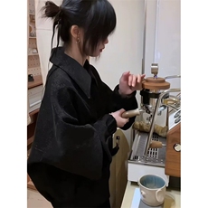 美式水墨花斜纹肌理老钱灰夹克男外套潮牌秋冬JW9338，男装夹克，星座1116A（原606A-3）