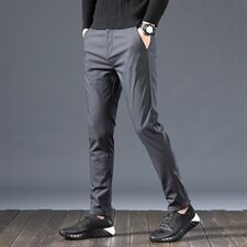 秋季新款商务西裤韩版潮流裤子男修身小脚长裤男士休闲裤9618，男装休闲裤，电商A318