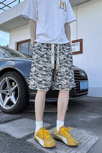 DK50001-P20短裤男女夏季新款休闲冰丝沙滩中裤宽松百搭五分裤图片
