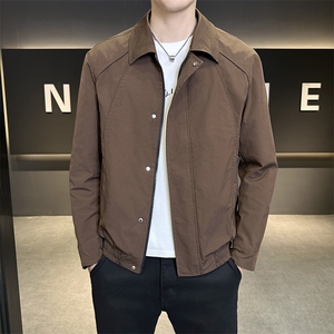 春秋潮牌男装翻领夹克JK9212P95控138图片