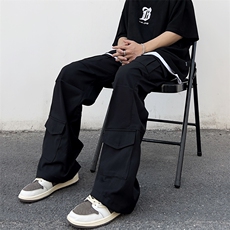 中腰休闲裤时尚潮牌新款慵懒宽松型长裤青春流行男SC917P45，男装休闲裤，星座1116-2