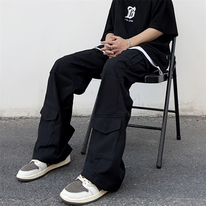 中腰休闲裤时尚潮牌新款慵懒宽松型长裤青春流行男SC917P45图片