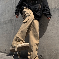 美式vibe风裤子ins高街休闲裤男直筒裤X5593-桥洞图-P60-限78，男装休闲裤，电商A061-1