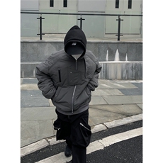秋冬新款美式潮牌飞行夹克高街设计感小众男女ins潮流棉服，男装夹克，星座506A