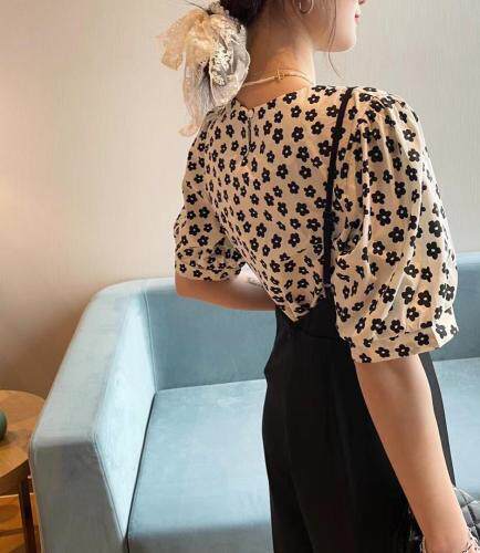 小碎花2??件套背带裤，女装，我的女孩