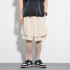 DSA203-K15特p45风夏季男士棉麻休闲裤棉麻短裤五分中裤，男装牛仔裤，星座815（原A203）