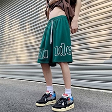 休闲裤男时尚潮牌工装裤短裤流行原宿夏季直筒潮D1046310B-1-P20，男装牛仔裤，星座310B-1