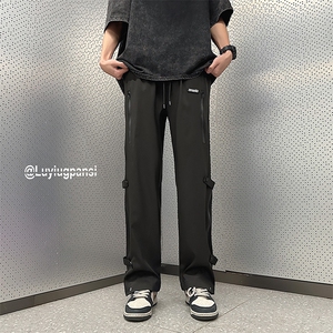 新款户外机能防水冲锋裤拉链设计休闲裤DS-A316-1-K1076P60控78图片
