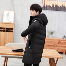 2020冬装新款男棉衣中长款棉服修身连帽加厚QT2026-MY2222，男装棉衣，星座1512