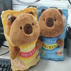 蓝色薯片水豚