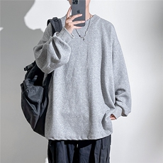 1立体菱形方格花纹大码M-5XL卫衣男聚酯纤维95%氨纶5%WY77056P38，男装卫衣，星座226-2