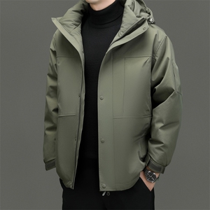 BN23815钱塘2020-2时尚百搭冬季厚款中年男士90鸭绒羽绒服P265图片