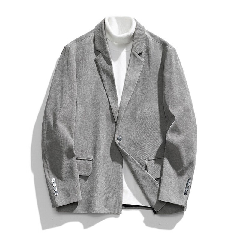 休闲西服单服宽松男女潮流痞帅简约灯芯绒休闲便西可二XF2282,男装西服,电商A161