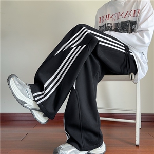 美式秋季新款潮流不规则条纹百搭休闲卫裤B315-K25385-特p40控78图片