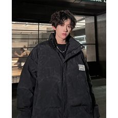 W8212P120控168冬季新款扎染花边刺绣休闲棉服羽绒棉上衣棉衣，男装棉衣，电商B205