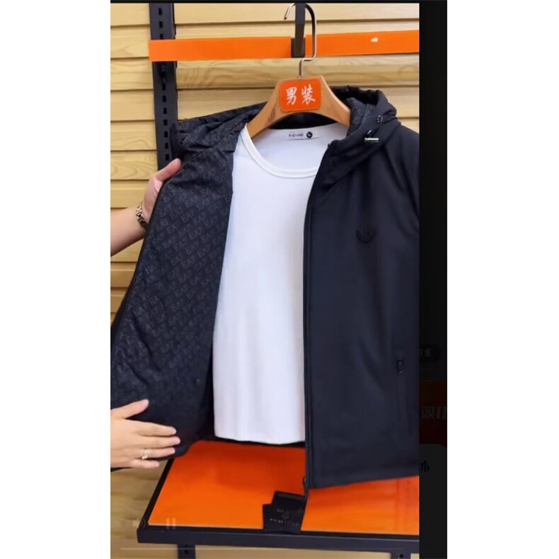 (网图)双面穿轻奢薄棉棉服胸标保暖休闲薄棉棉袄313B-JK5607-P110,男装棉衣,星座313B