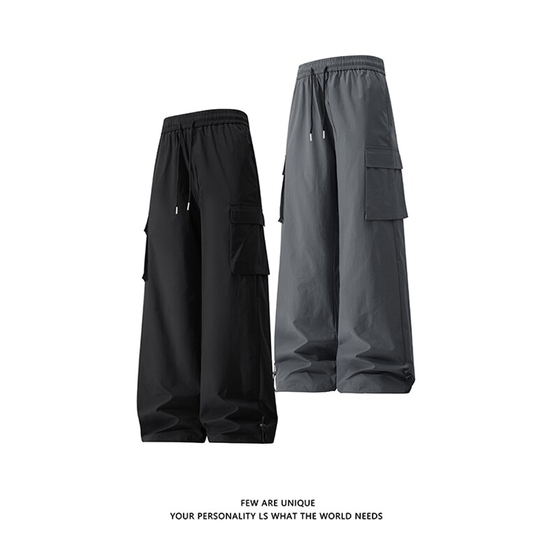 现货秋季新款美式机能工装裤子男宽松直筒冲锋裤子-A2214TP35控68，男装休闲裤，电商B241