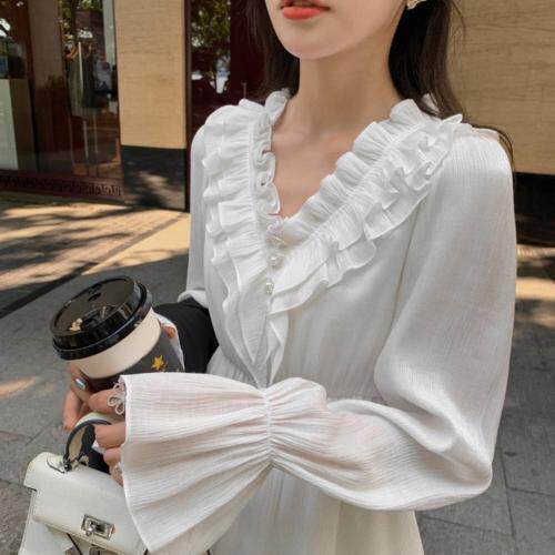 花苞领连衣裙，女装连衣裙，M.W 嫚维