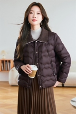（现货）2025年冬季保暖短款90白鸭绒羽绒外套，女装羽绒服，深妍伊美