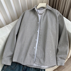 条纹长袖衬衫男xh102-特p：40，男装衬衫，电商B367