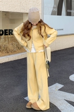 新款现货加厚加绒卫衣两件套-669#-P195-K278，女装套装/套裙，2C317