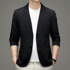 春秋季新款2022男装商务休闲中年男士西服外套小西装爸爸上衣，男装西服，电商B212（原钱塘6029）