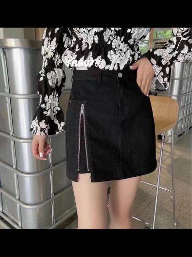 2021秋装夏款拉链牛仔裙裤，其它，8+9