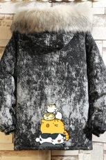 MC49090-P135日系潮衣男大码派克服男工装服外套袄砖墙，男装棉衣，电商A040A