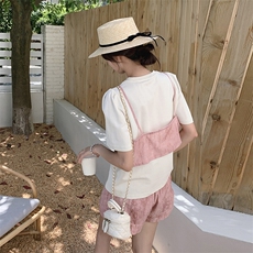 时尚显瘦短裤套装女夏季新款，女装套装/套裙，C位