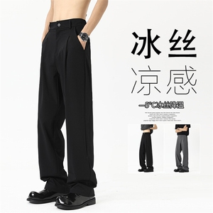 2025 夏季新款 无影墙宽松冰丝西裤M-5XL HK25351-特P35图片