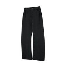 【现货】XZ1218BK9074特价P43美式垂感肌理面料弯刀微喇卫裤，男装休闲裤，星座1218（原611-3）