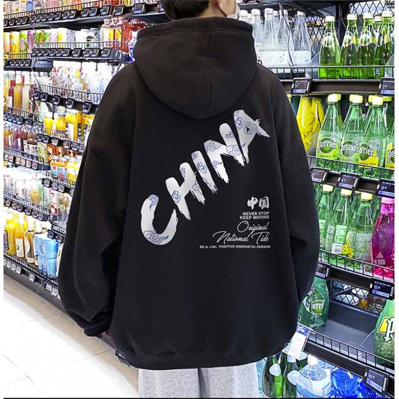 秋冬装卫衣红文字卫衣大码男装加肥加大码连帽外套班服,男装卫衣,星座909-2（原星座717-2）