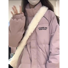 韩系羽绒棉服女冬季2025新款宽松学生棉袄面包服加厚保暖棉衣外套，男装棉衣，星座506A