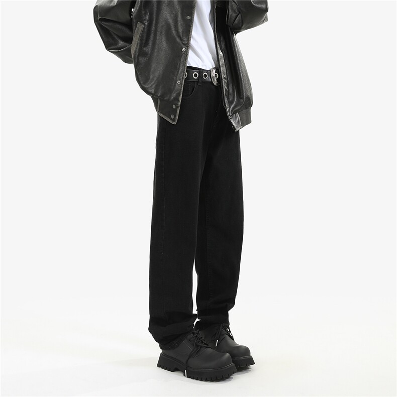 xz905-2-K028#P55-美式高街弹力小直筒水洗牛仔裤,男装牛仔裤,星座905-2